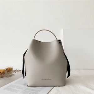 Charles & Keith gray bucket bag